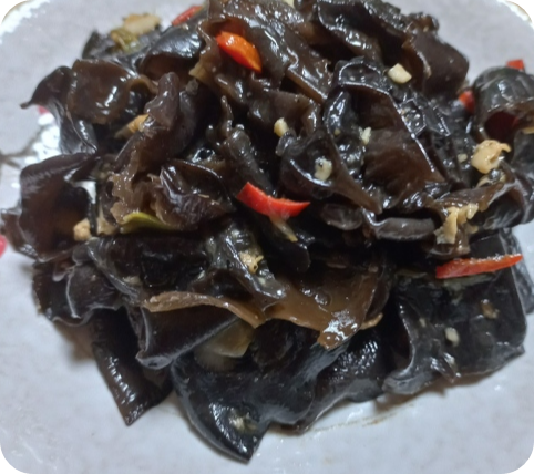 목이버섯 볶음 사진