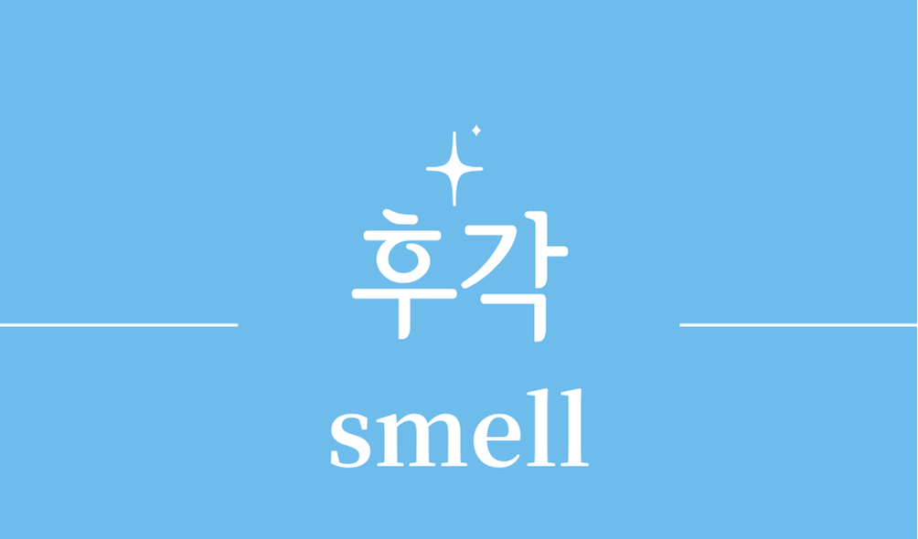 '후각(smell)'
