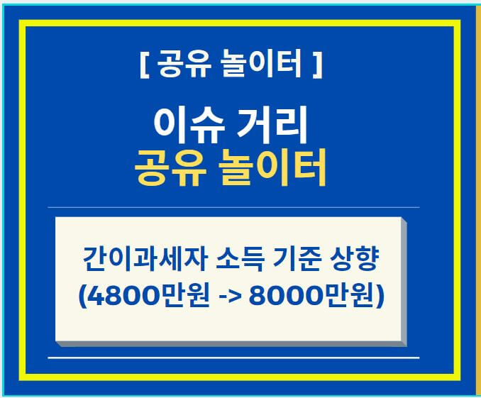  간이과세자 소득 기준 4800만원에서 8000만원으로 상향
