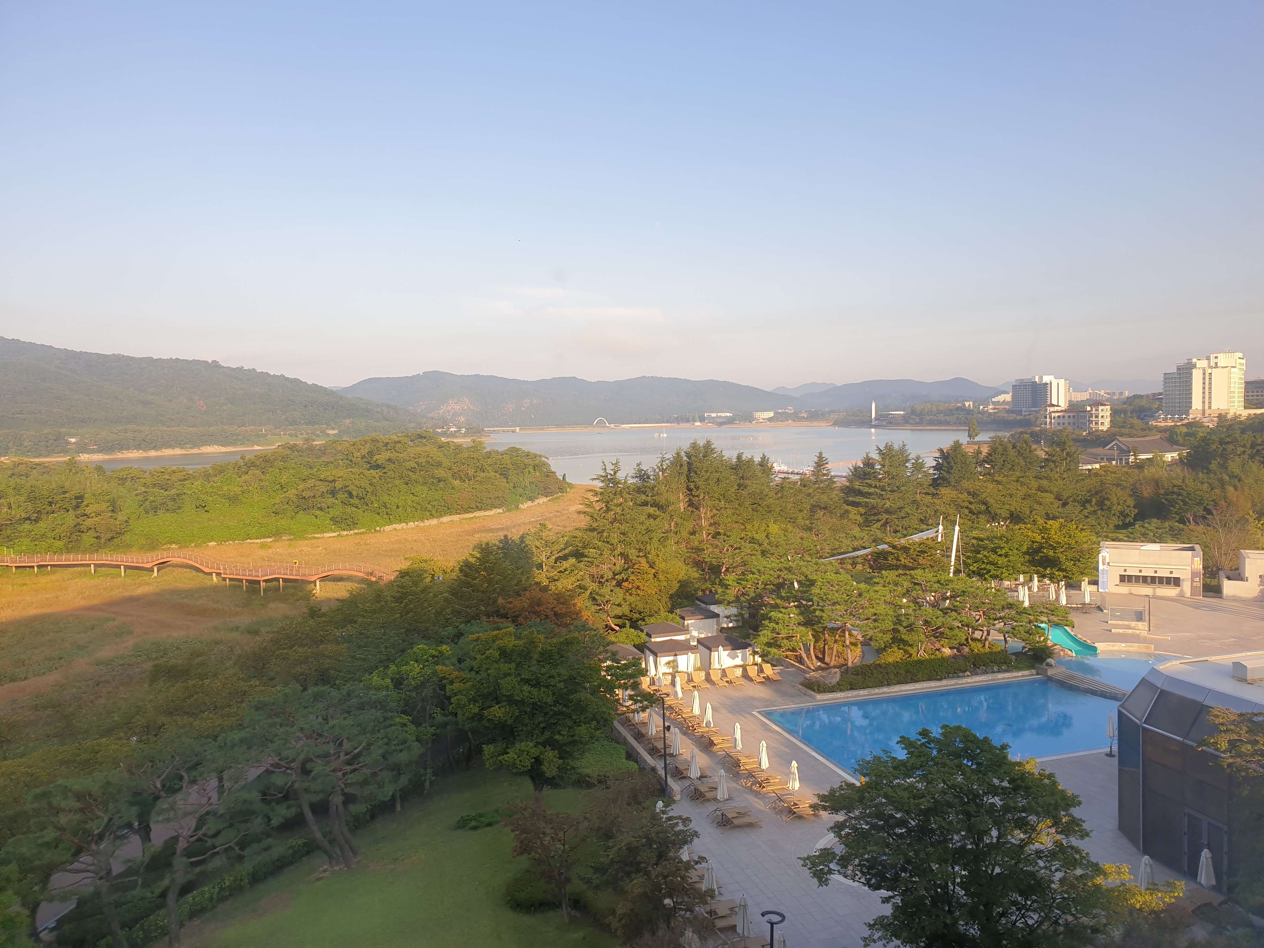 경주 힐튼 호텔 디럭스 더블, 레이크 사이드 조식 뷔페 후기