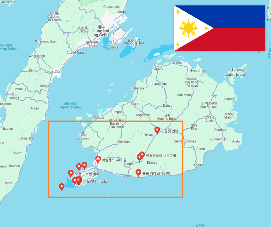 location-of-bohol-and-tour-spot