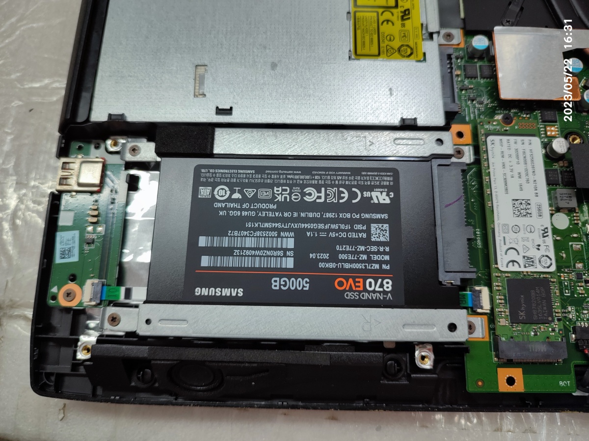 삼성 SSD 장착