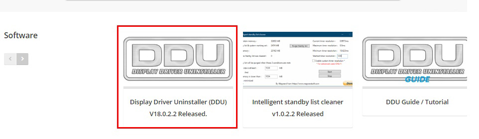 그래픽카드 드라이버 제거 DDU 사용법