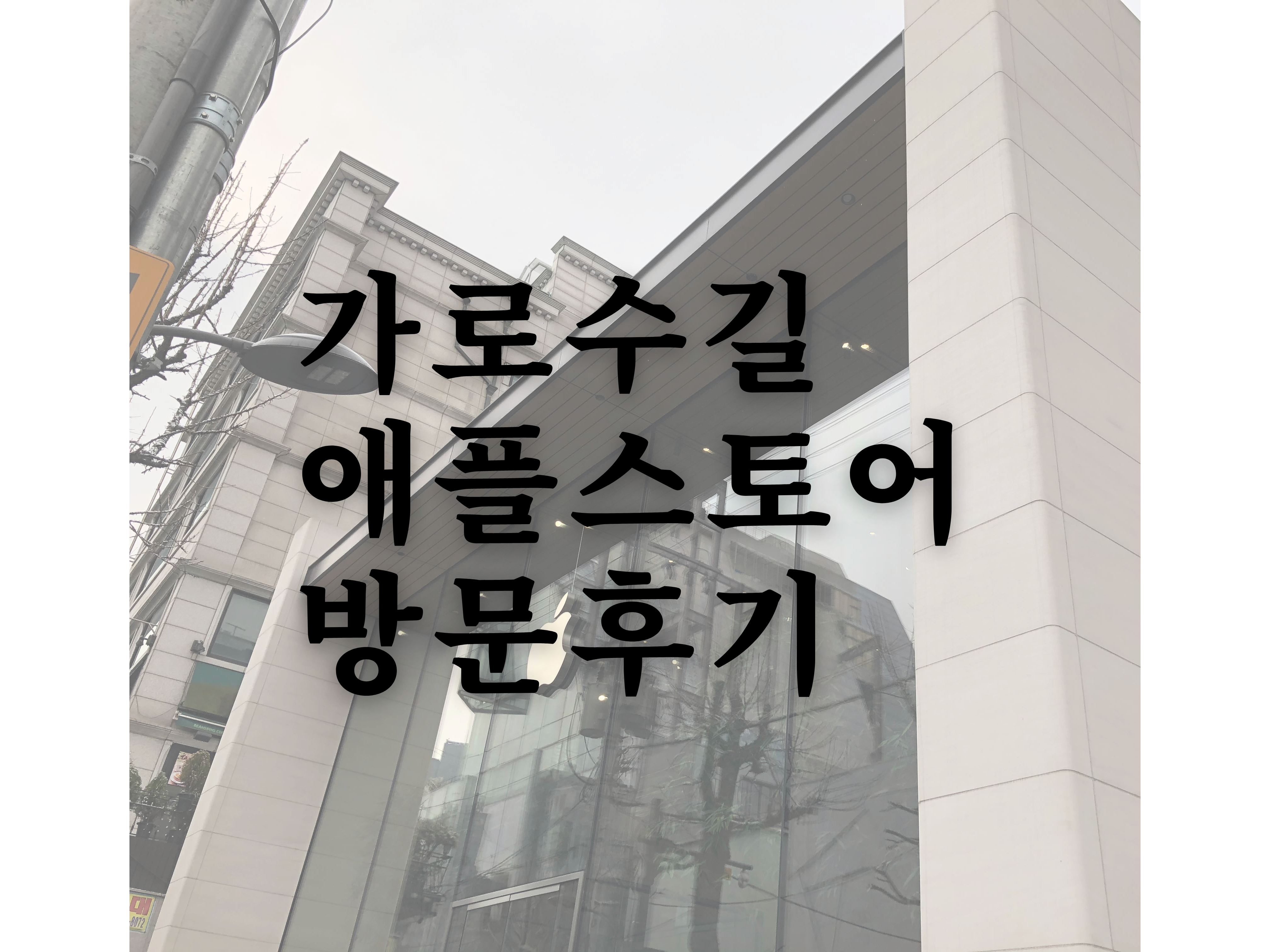  가로수길 애플스토어 예약방법과 예약 안하고 방문후기