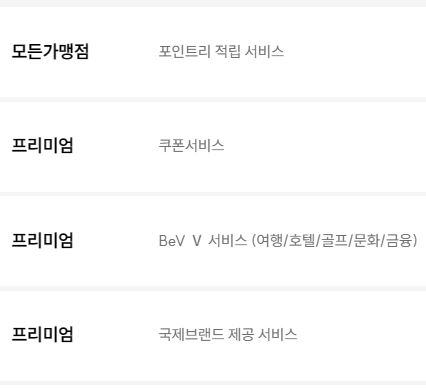 KB국민카드 BeV V(포인트형)