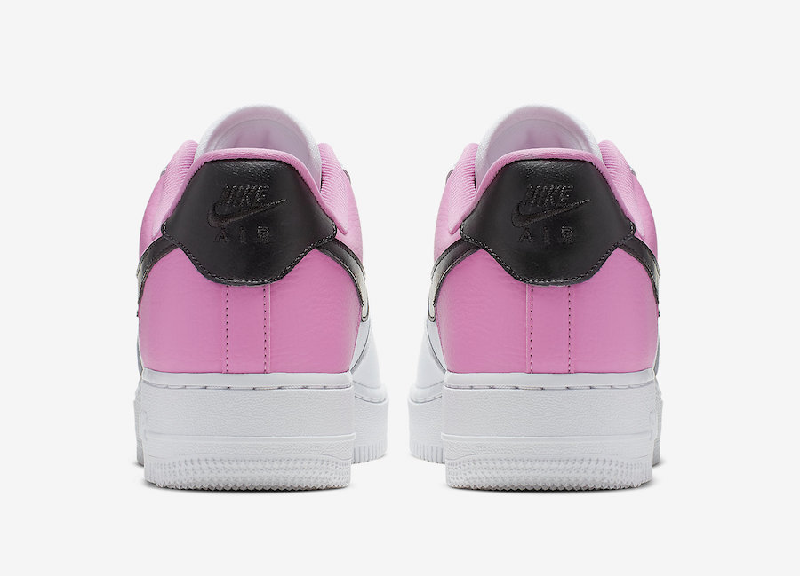 nike air force white black china rose