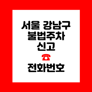 불법주정차 신고
불법주차 신고
주차단속