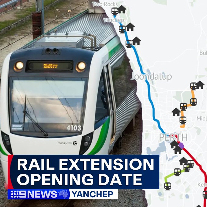 Rail Extension opening date (Yanchep)