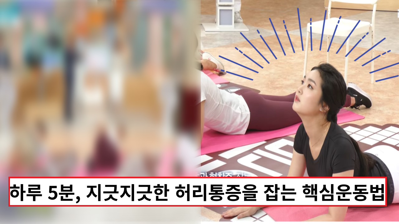  하루 5분, 지긋지긋한 허리통증을 잡는 핵심운동법