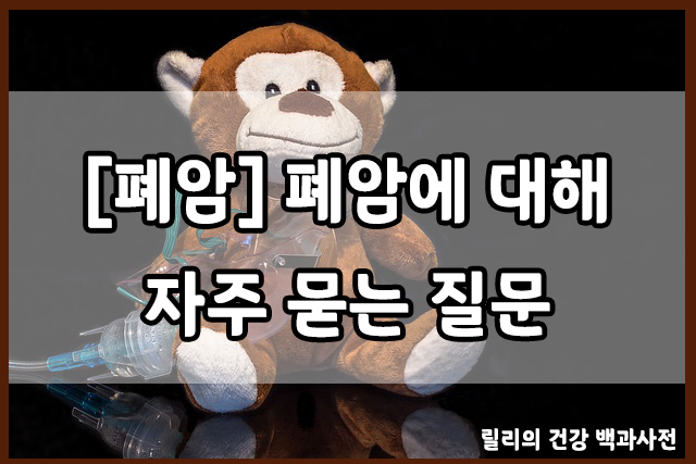  폐암 : 폐암 치료에 대한 자주 묻는 질문