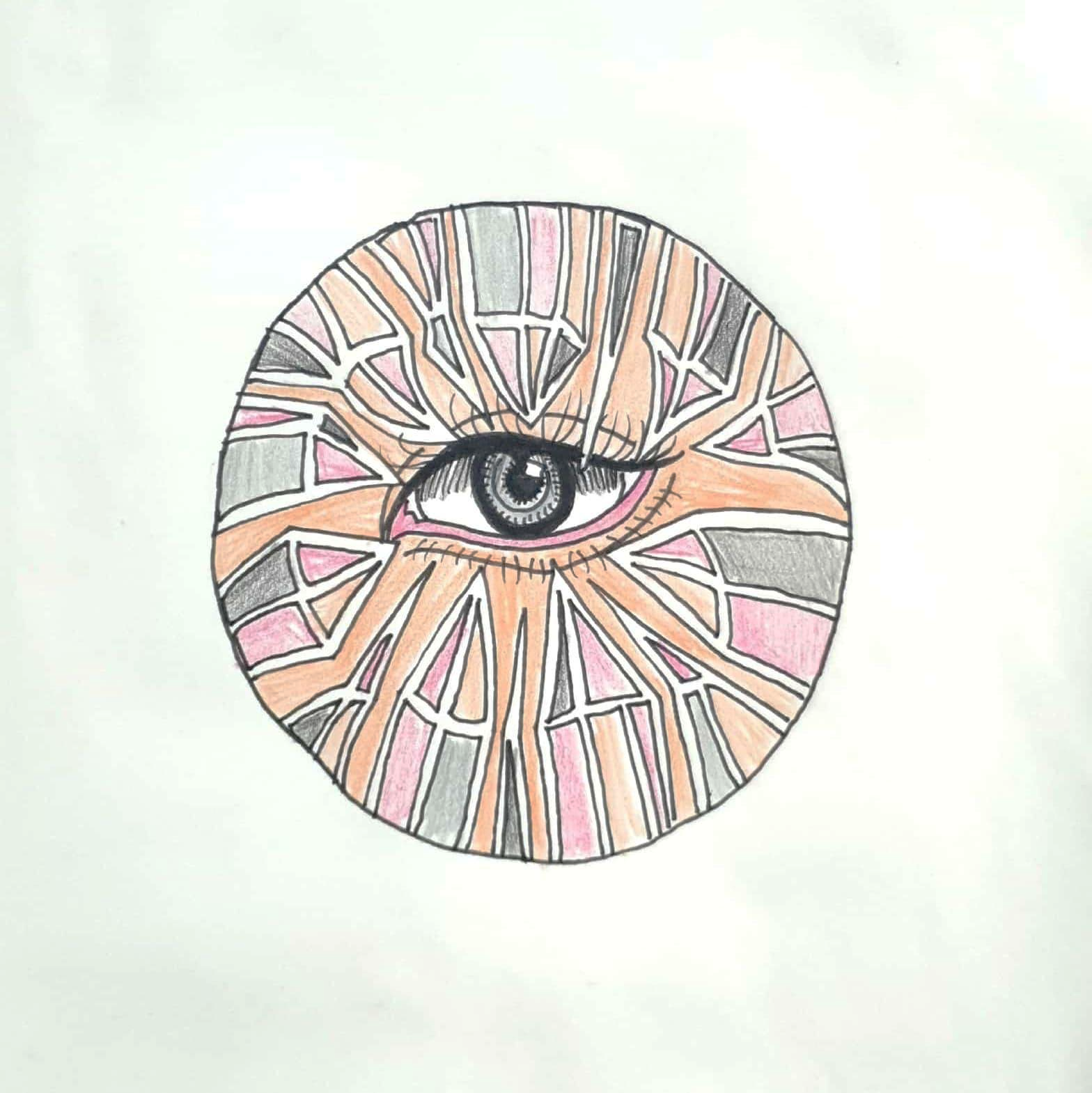  See the Next Thing 다음을 보다 / 일러스트 그림 드로잉 / 눈 그리기