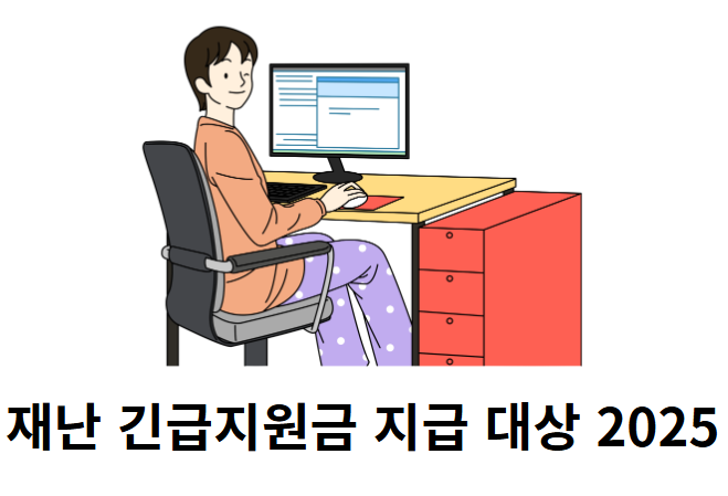 재난 긴급지원금 지급 대상 2025