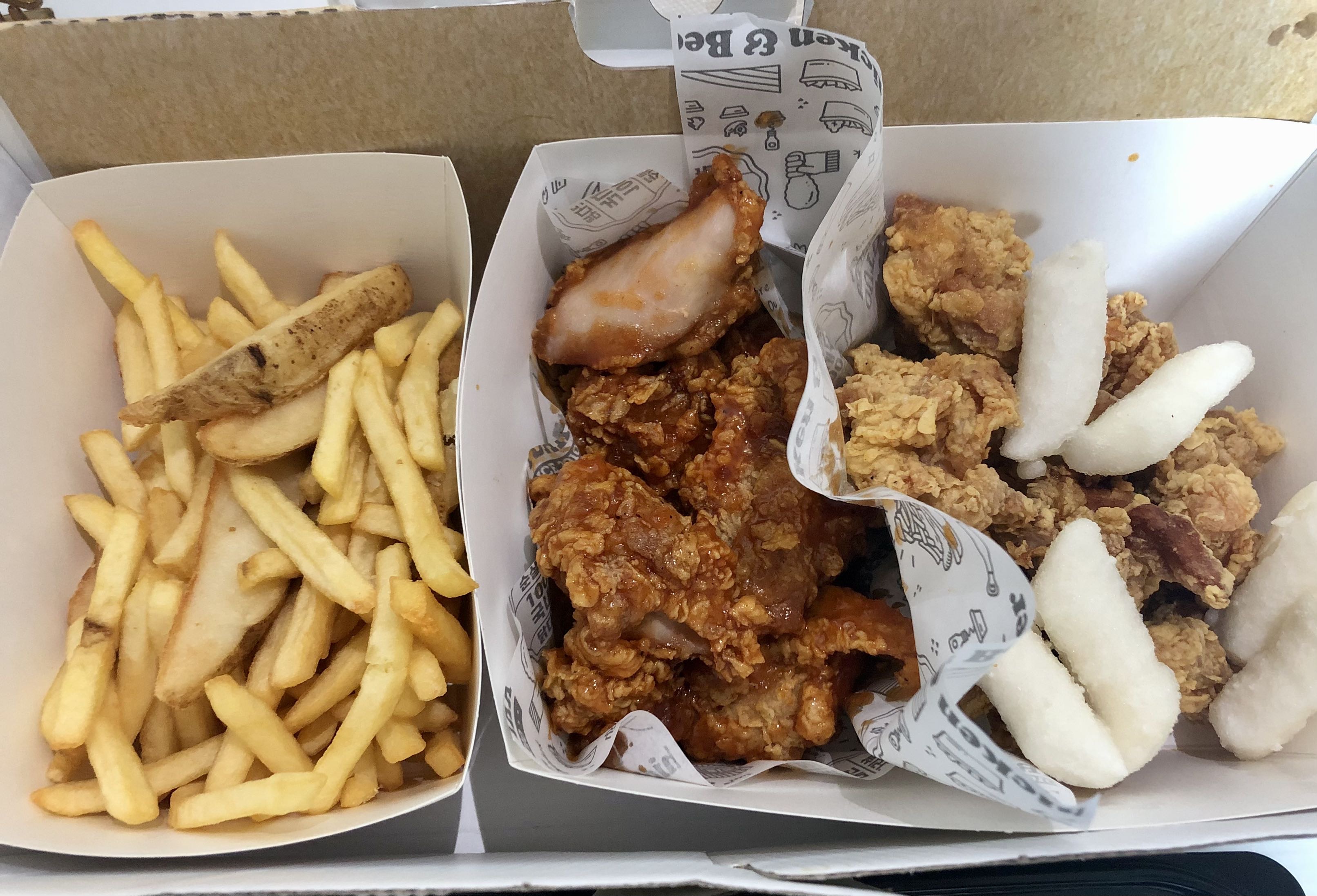 감자튀김과 양념, 후라이드