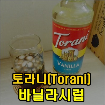  가벼운 단맛 토라니 바닐라시럽 Torani vanilla syrup