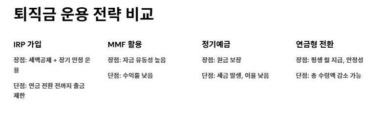 2025년 퇴직 공무원 퇴직금 지급 기준과 실수령액 분석