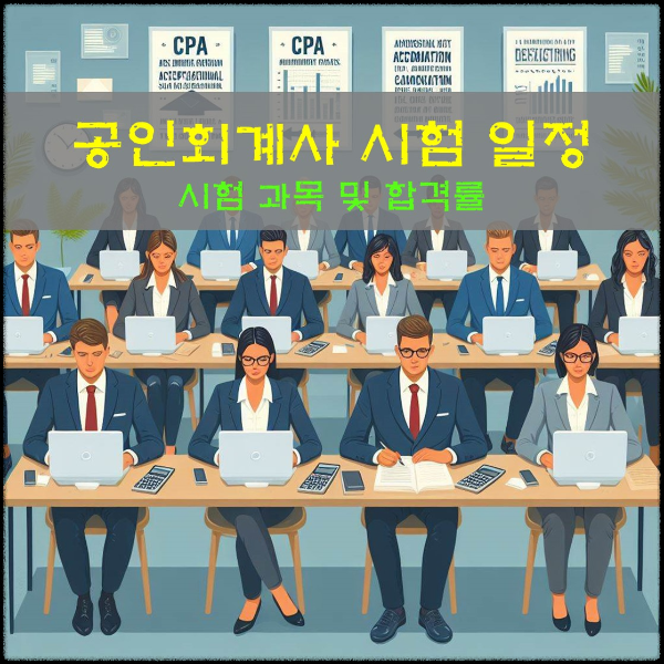 공인회계사 시험 일정 및 합격률