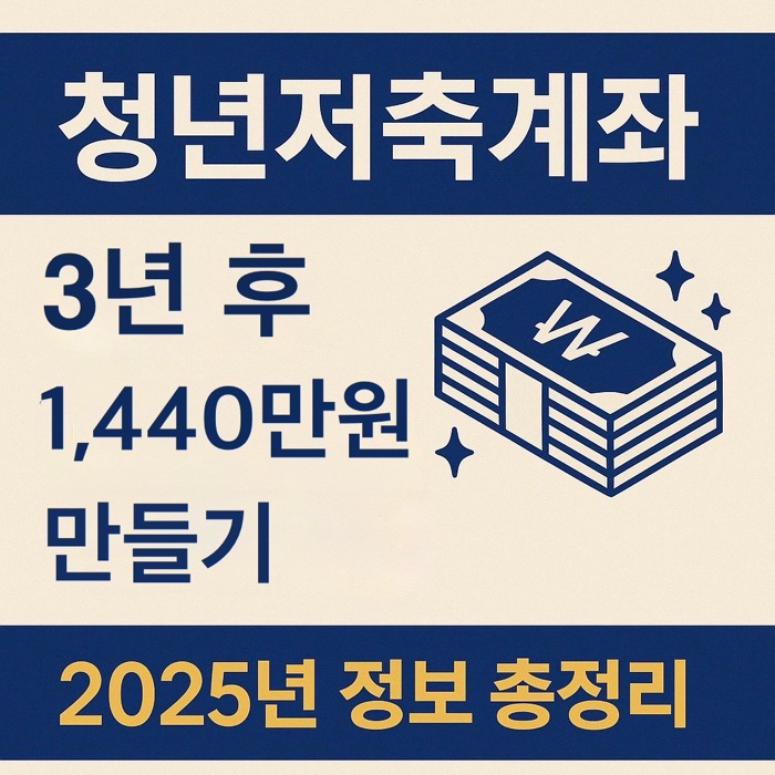2025년 청년저축계좌 썸네일 이미지
