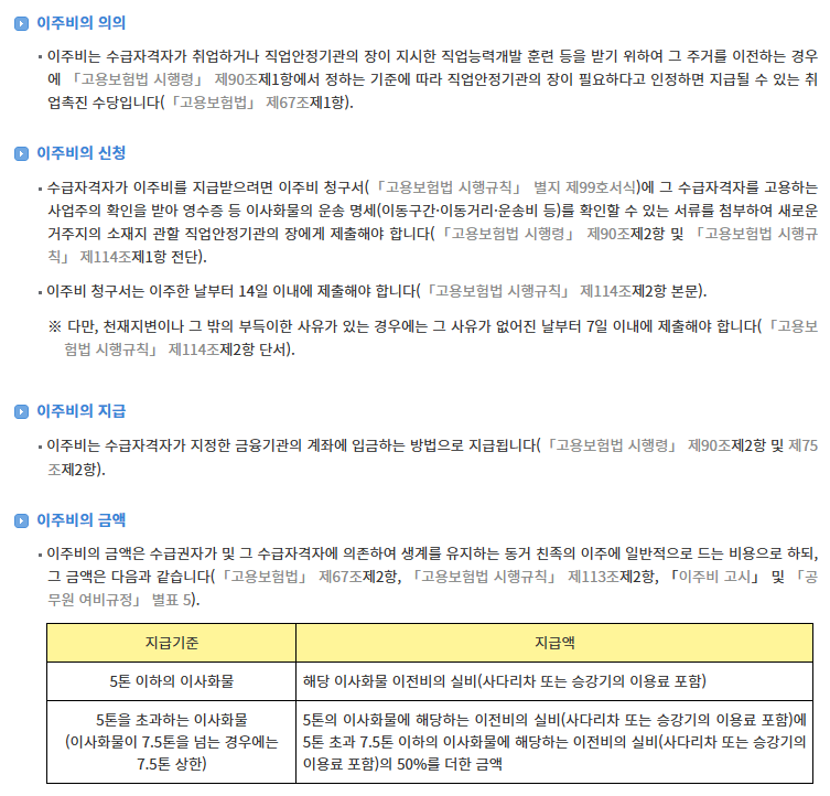 이주비(주거이전비)