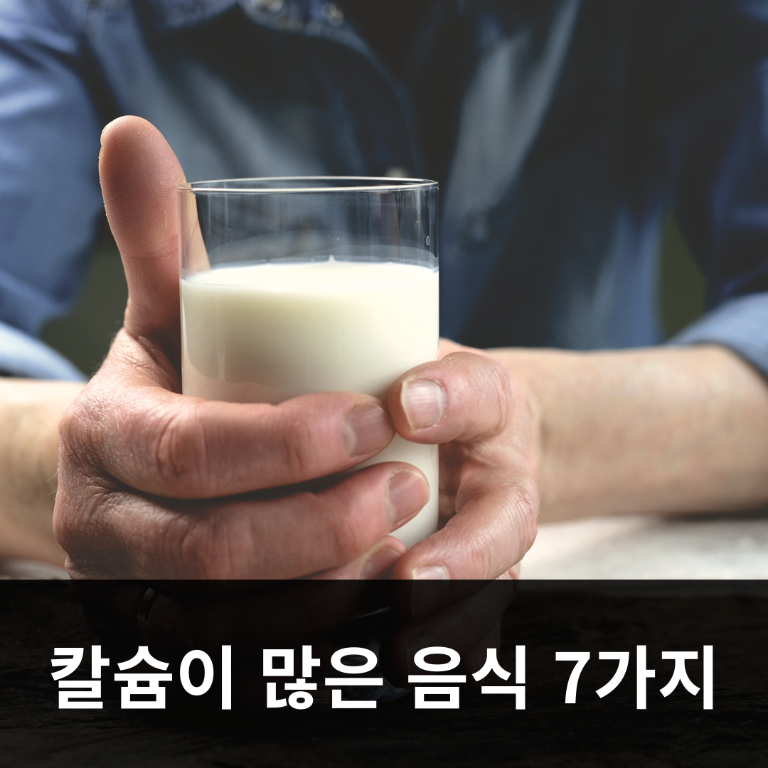 칼슘이 많은 음식 7가지