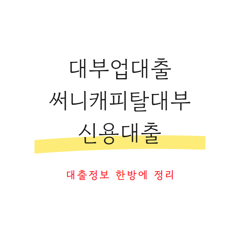 대부업대출써니캐피탈대부신용대출