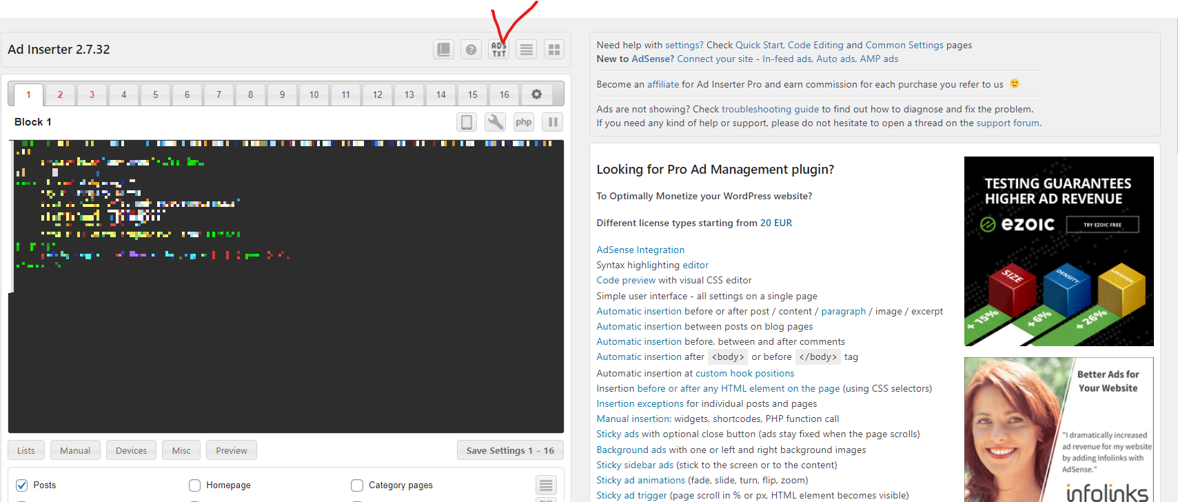 ad inserter ads.txt