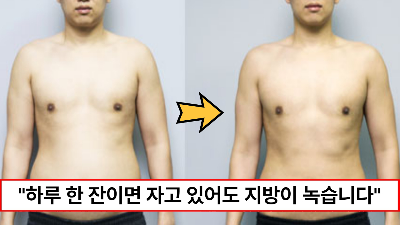 “운동하기 싫다면 한 잔씩 드세요” 하루에 한 잔씩만 마셔도 체지방과 만성 염증을 한 방에 해결해 줍니다.