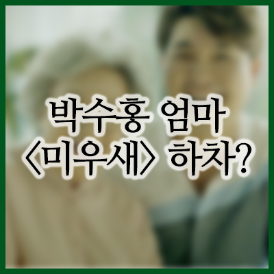  박수홍 어머니 미우새 하차 논란 및 친형 사건 근황