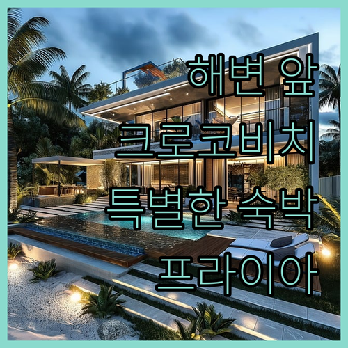 프라이아 도 푸투로 해변 앞 크로코비