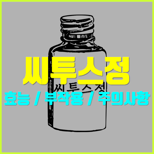  씨투스정 50mg 의약품 정보