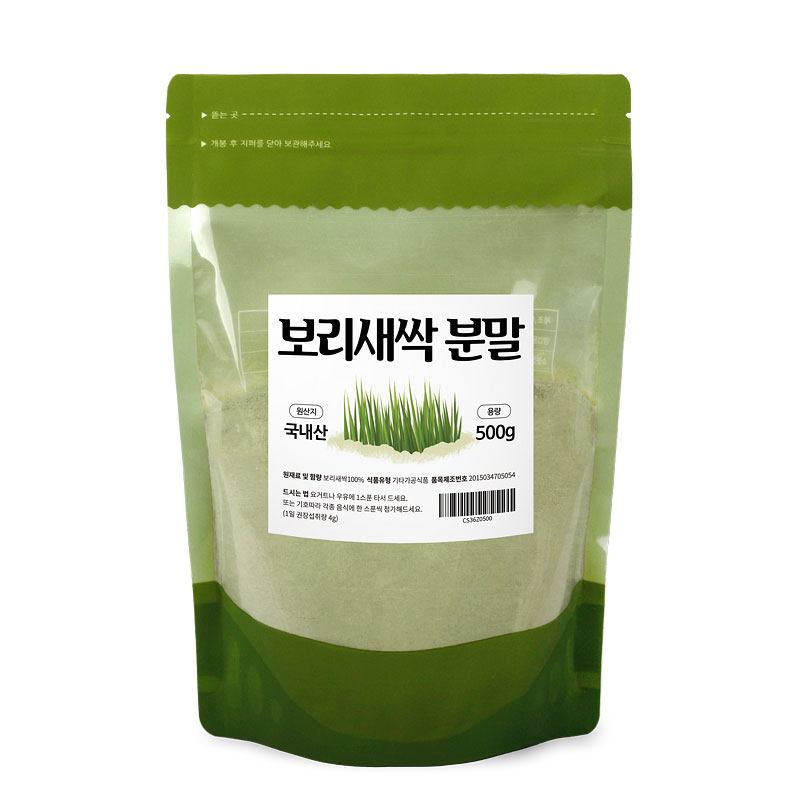  "꼭 확인하세요 새싹보리 - 참좋은데이 보리새싹분말, 500g, 1개