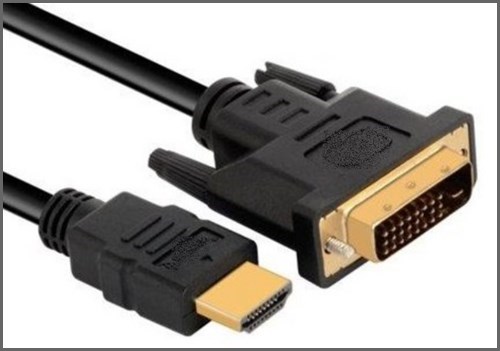 HDMI to DVI-D 케이블 사진
