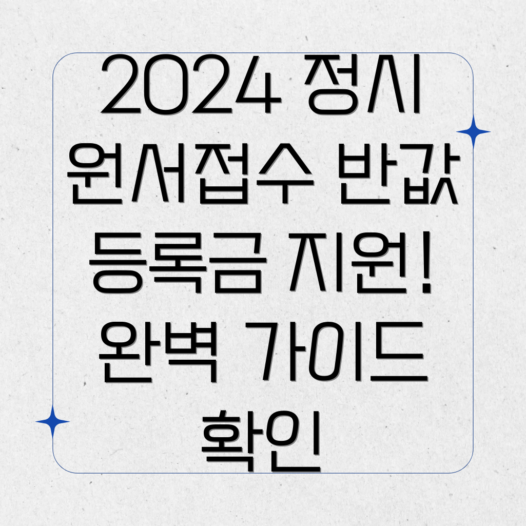 대학 정시