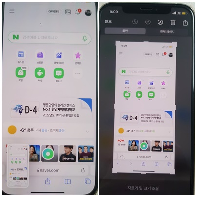 전체페이지 캡쳐하기