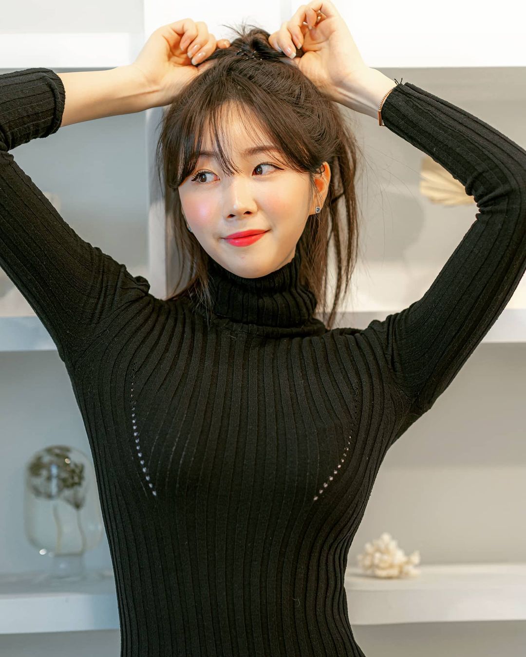  안지현 치어리더 스튜디오 프로필 촬영 사진 인스타그램 모음