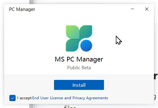 MS PC Manager Beta