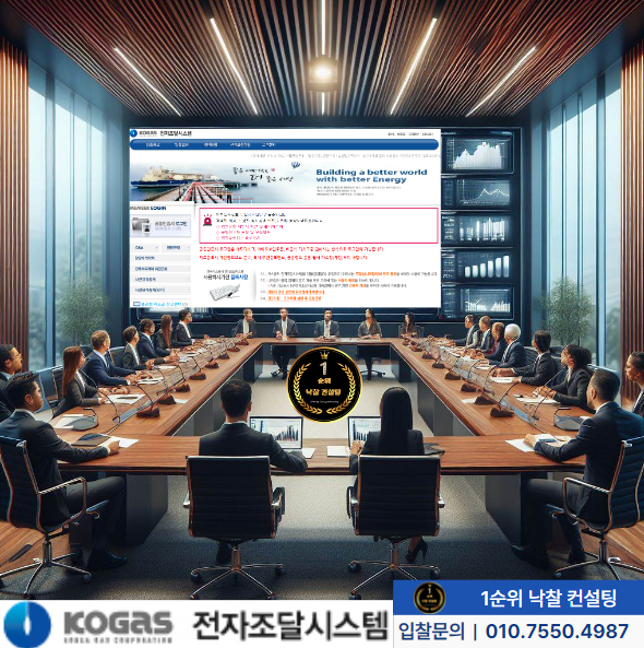  한국가스공사_KOGAS 전자조달시스템 입찰참가적격업체 알림 및2023년 동절기 피복구매 기술 및 가격제안서 평가 결과 전자입찰