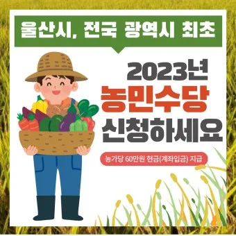 농민수당 자격 지급시기 신청기간 사용처 신청자격_8