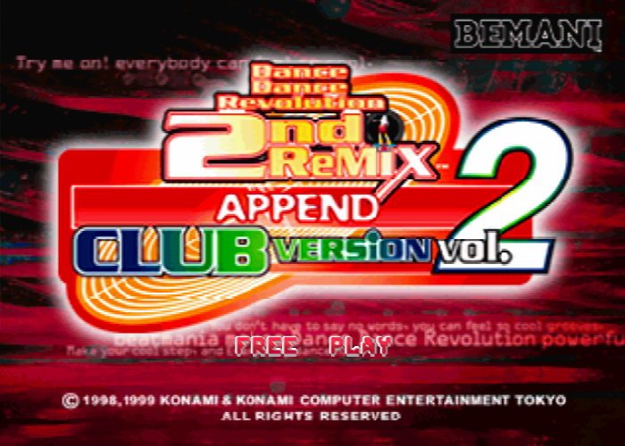  체감형 리듬게임 - 댄스댄스 레볼루션 2nd 리믹스 어펜드 클럽 버전 vol.2 ダンス ダンス レボリューション セカンドリミックス アペンドクラブバージョン vol.2 - Dance Dance Revolution 2nd Remix Append ..