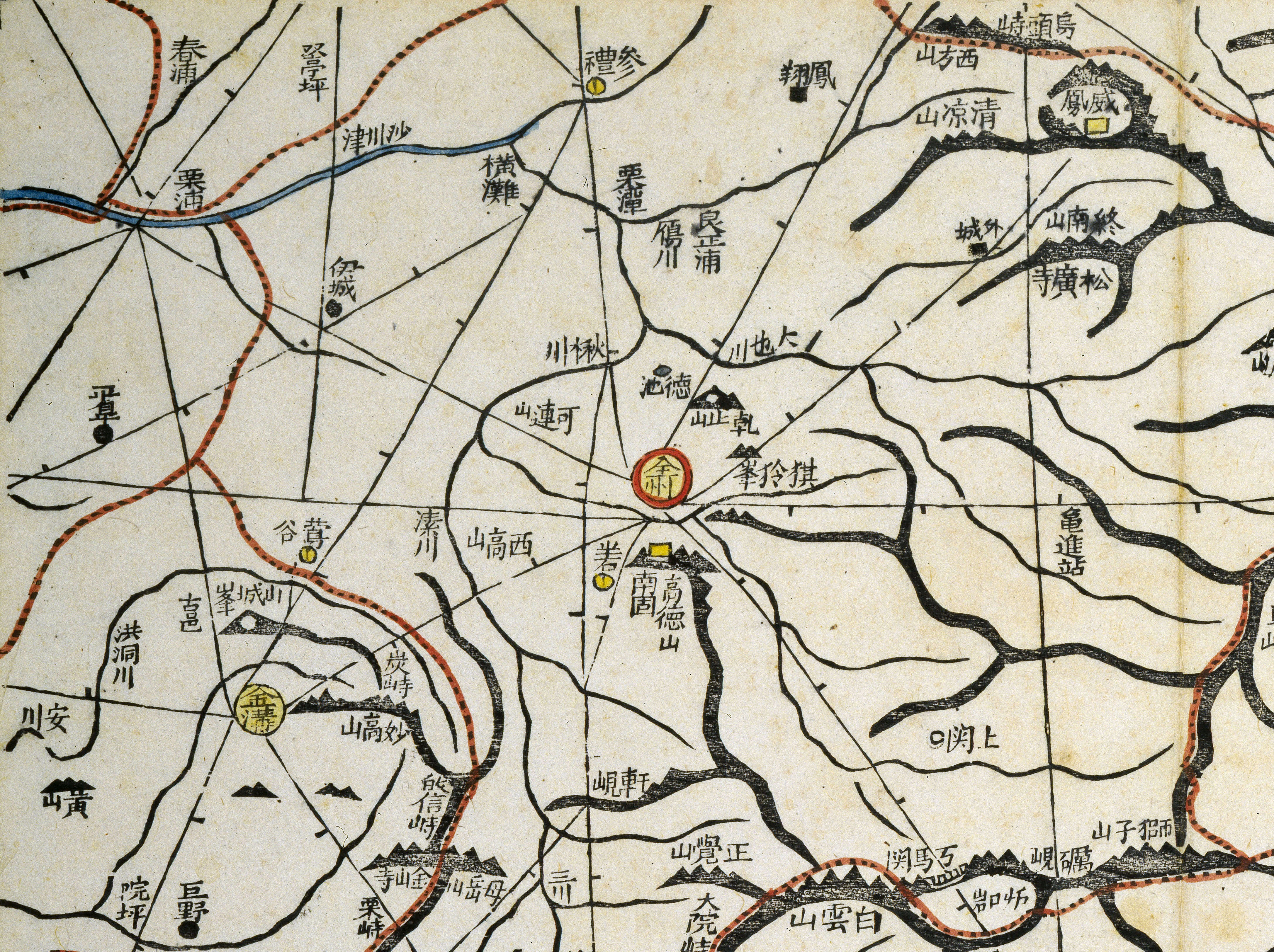 김정호의 대동여지도(大東輿地圖) 17첩 06면에는 전주(全州)