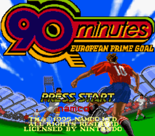  SNES - 90 Minutes European Prime Goal (유럽판 롬파일 다운로드)