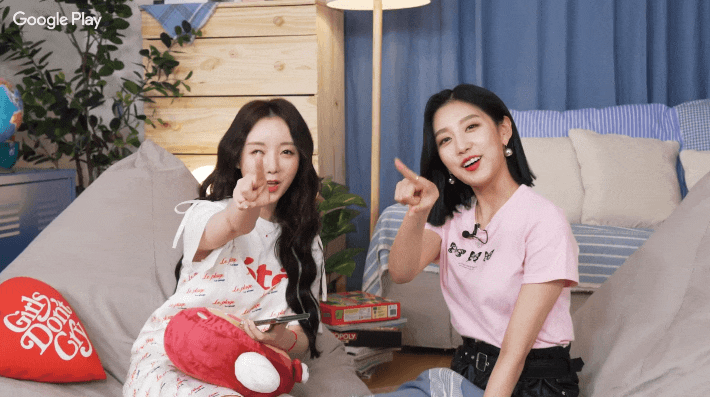  [러블리즈 케이] 구글플레이 two토리얼 5화 움짤 : 쿠키런-퍼즐월드 (Feat. 정예인)
