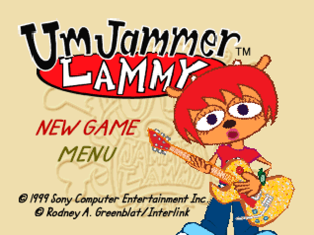  Sony - 움 잼머 라미 북미판 Um Jammer Lammy USA (플레이 스테이션 - PS - iso 다운로드)