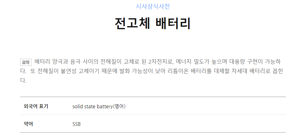  전고체 배터리