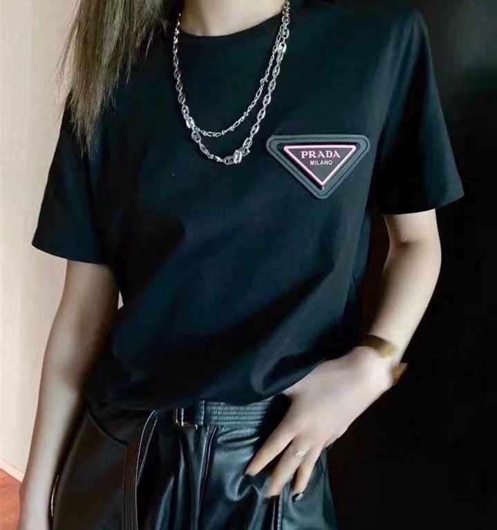  [PRADA] 프라다 저지 반팔 티셔츠 35838_1X58_F0009_S_161 (2 COLOR)