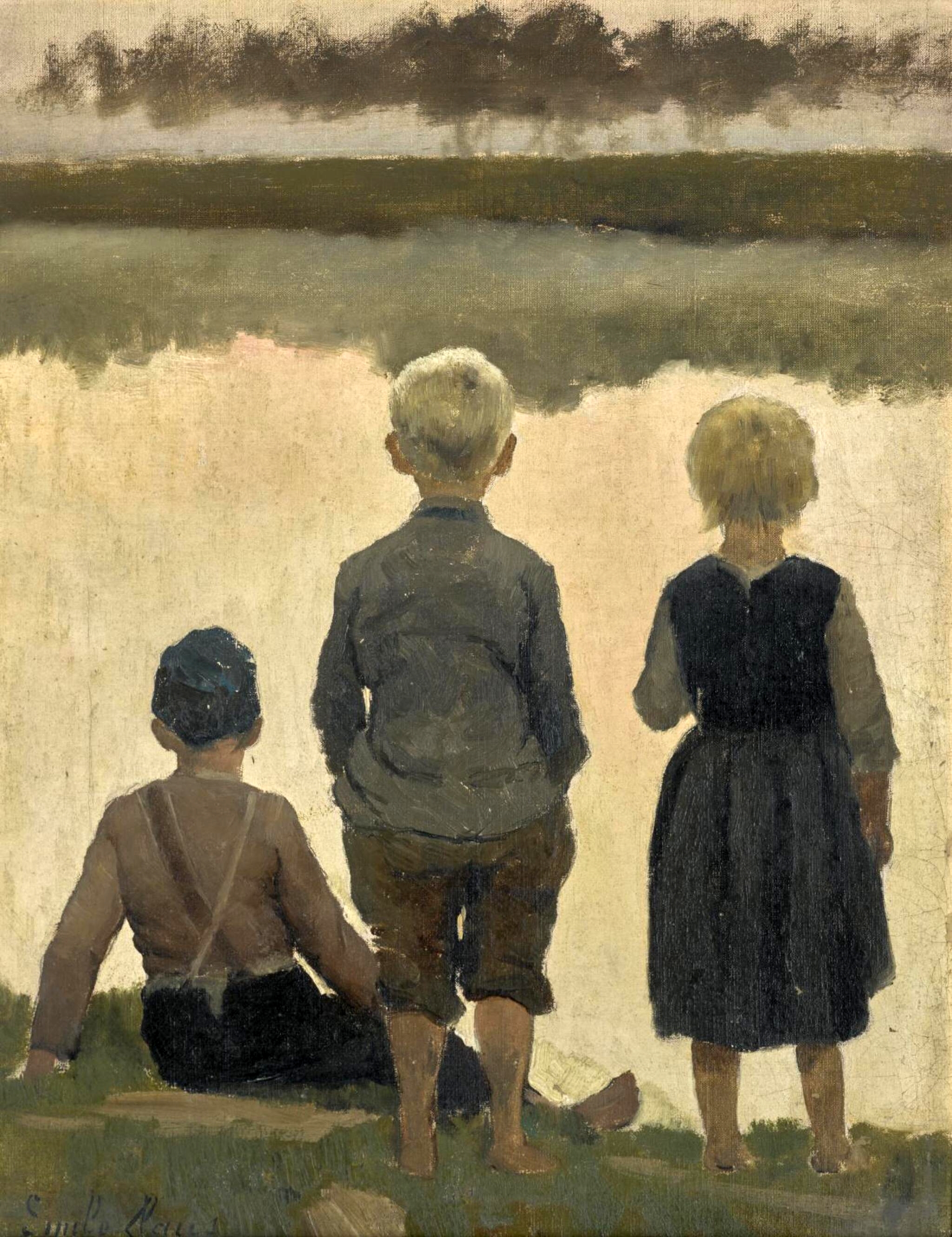 에밀 클라우스(Emile Claus), 벨기에, 화가, 1849-1924