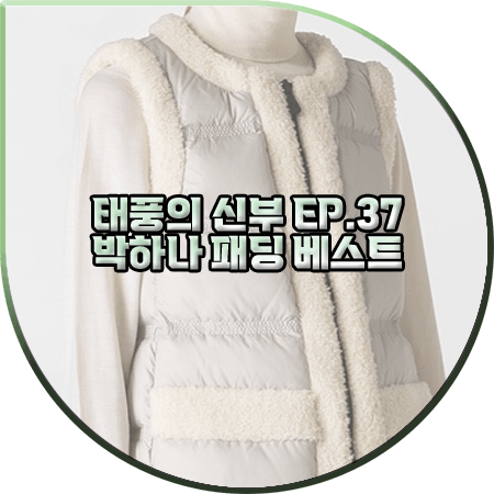  태풍의 신부 37회 박하나 패딩조끼 :: 페트레이 퍼 트리밍 구스 다운 베스트 : 은서연 패션