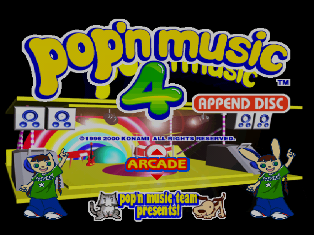  Pop'n Music 4 Append Disc.GDI Japan 파일 - 드림캐스트 / Dreamcast