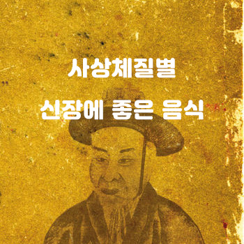  사상체질별 신장에 좋은 음식