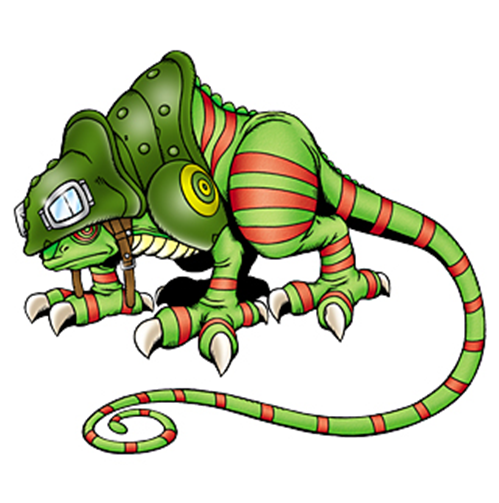  [디지몬도감] 카멜레몬 カメレモン CHAMELEMON CHAMELEMON