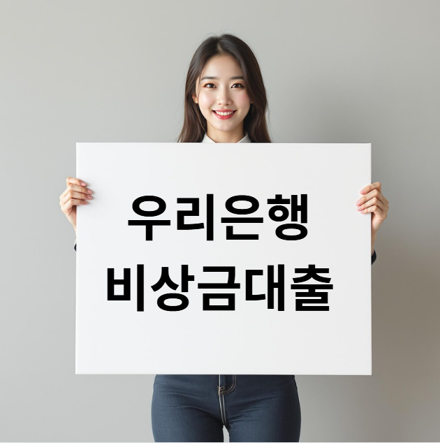 우리은행 비상금대출 썸네일